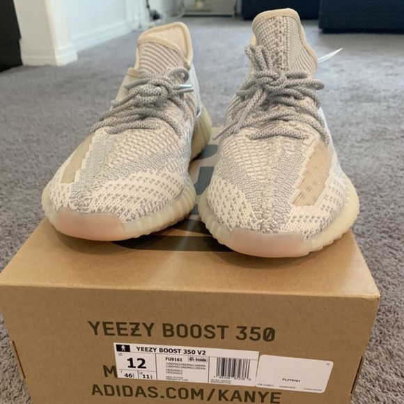 YEEZY boost 350 Lundmark non reflective size 12 - Picture 2 of 8
